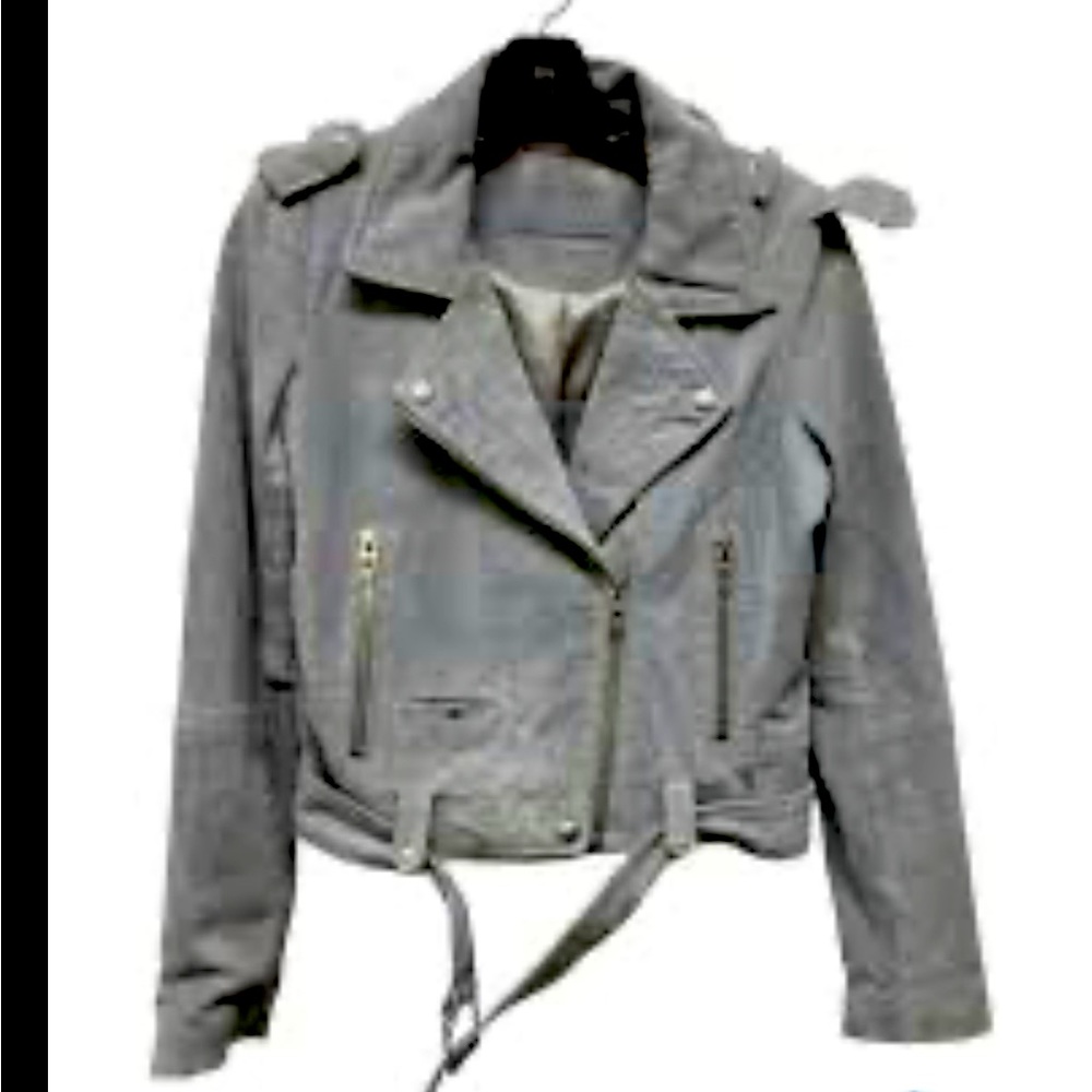 [BLANK] NYC suede jacket.